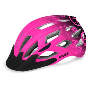 Juniorská cyklistická prilba R2-LUMEN JUNIOR Pink