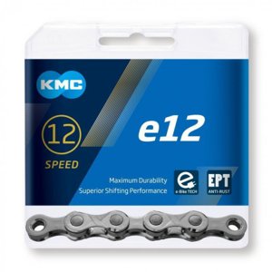 Reťaz na bicykel KMC-E 12 EPT grey 130 links