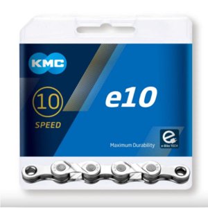 Reťaz na bicykel KMC-X 10-E strieborná 122 links