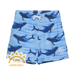 Chlapčenské plavky COLOR KIDS-Swim Shorts - AOP, azure blue 720140.7553