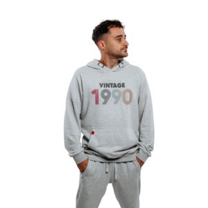 Pánska mikina s kapucňou AUTHORITY-H-VINTAGE grey