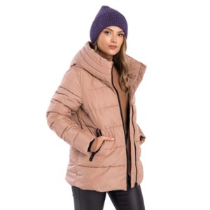 Dámska bunda VOLCANO-J-ROZALI-101-BEIGE
