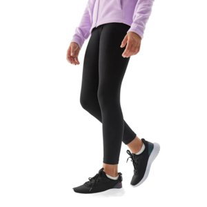 Dievčenské legíny 4F JUNIOR-TIGHTS-JAW23TTIGF093-20S-DEEP BLACK