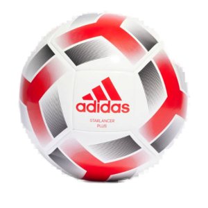 Futbalová lopta ADIDAS-STARLANCER PLUS WHITE/RED/BLACK I