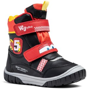 Chlapčenské členkové zimné topánky WOJTYLKO-Fardell red