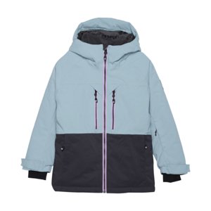 Chlapčenská lyžiarska bunda COLOR KIDS-Jr. Ski Jacket - Colorblock, stone blue