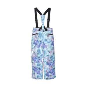 Dievčenské lyžiarske nohavice COLOR KIDS-Ski Pants - AOP, violet tulle