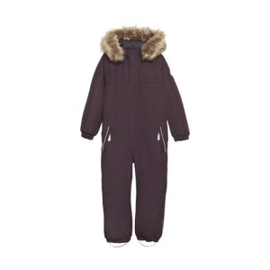 Detský zimný overal COLOR KIDS-Coverall W. Fake Fur, fudge