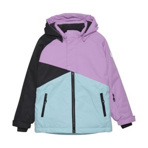 Dievčenská lyžiarska bunda COLOR KIDS-Ski Jacket - Colorblock, aqua/esque