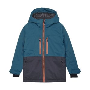 Chlapčenská lyžiarska bunda COLOR KIDS-Jr. Ski Jacket - Colorblock, legion blue
