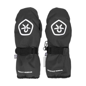 Detské lyžiarske rukavice palčiaky COLOR KIDS-Mittens-Waterproof-140-Black