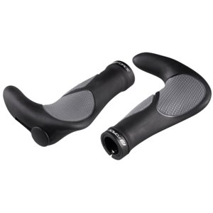 Rohy (bulhorny) na bicykel FORCE-F GEL bullhorn 102mm, black-grey