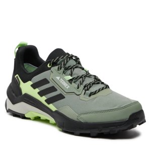 Pánska nízka turistická obuv ADIDAS-Terrex AX4 GTX silver green/core black/crystal jade