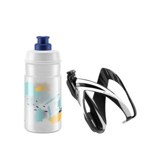 Juniorská fľaša na bicykel ELITE-Set CEO blue 350 ml