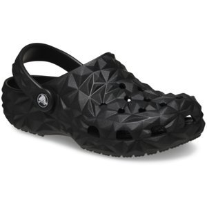 Chlapčenské kroksy (rekreačná obuv) CROCS-Classic Geometric Clog K black