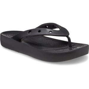 Dámske žabky (plážová obuv) CROCS-Classic Platform Flip W black