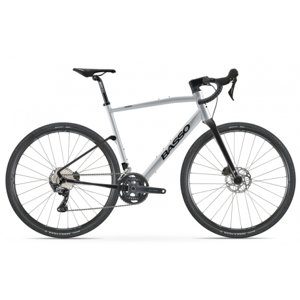 Gravel bicykel BASSO-Tera, silver, Shimano GRX 600, Microtech MX25