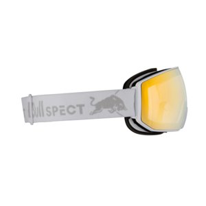 Lyžiarske okuliare RED BULL SPECT-FINK-03GOX, white/brown with gold mirror Photochrome S1-3