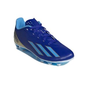Chlapčenské futbalové kopačky outdoorové ADIDAS-X Crazyfast Messi Jr FG lucid blue/blue burst/cloud white