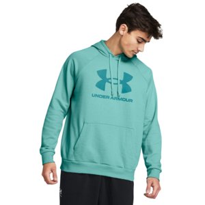 Pánska zateplená mikina s kapucňou UNDER ARMOUR-UA Rival Fleece Logo HD-GRN