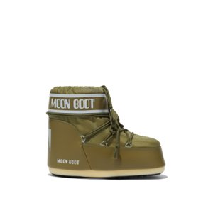 Dámske nízke zimné topánky MOON BOOT-MB ICON LOW NYLON-M006 KHAKI