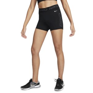 Dámske tréningové kraťasy NIKE PRO-W DF MR 3IN SHORT GRX-FN3141-010-BLACK/WHITE