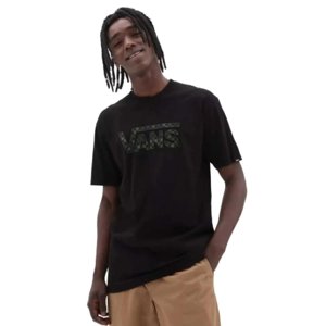 Pánske tričko s krátkym rukávom VANS-CHECKERED -B BLACK-VN0A7UCP CAMO