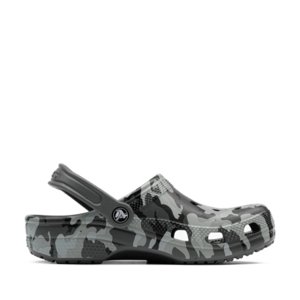 Chlapčenské kroksy (rekreačná obuv) CROCS-Classic Camo Clog K black/grey