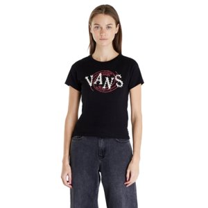 Dámske tričko s krátkym rukávom VANS-SPIRAL DOWN MINI-Black