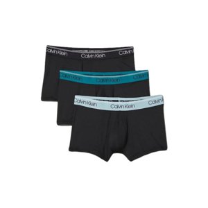 Pánske boxerky CALVIN KLEIN-LOW RISE TRUNK 3PK-B- BLACK, ARONA, CHESAPEAKE BAY WB