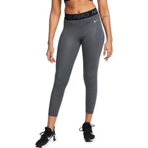 Dámske legíny NIKE PRO-DF MR 7/8 TIGHT AOP-FN4154-060-ANTHRACITE