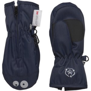 Chlapčenské rukavice palčiaky COLOR KIDS-Mittens w. zipper, total eclipse 740812.7850