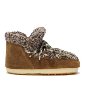 Dievčenské členkové zimné topánky MOON BOOT-PUMPS WOOL, 001 sigaro