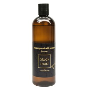 Masážný olej BLACKMUD-Massage oil with sea lye Juniper by Juraj Slafkovsky 350 ml