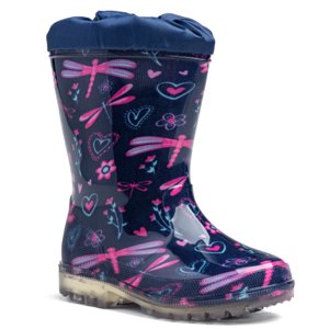 Dievčenské gumáky WOJTYLKO-Dunhilly navy