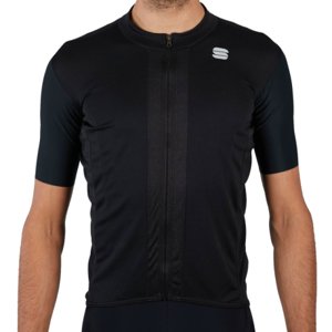 Pánsky cyklistický dres s krátkym rukávom SPORTFUL-Strike short sleeve jersey, black/white