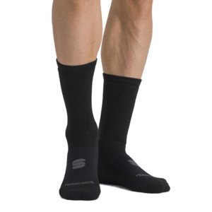 Cyklistické ponožky SPORTFUL-Merino wool 18 socks, black anthracite