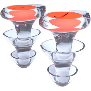 Plavecké štuple do uší NIKE SWIM-EAR PLUGS HYPER CRIMSON-HYPER CRIMSON