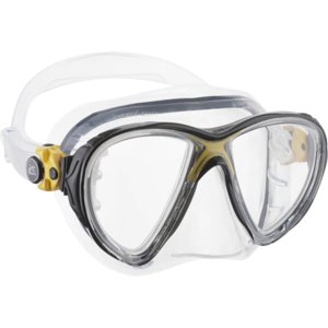 Potápačská maska CRESSI-BIG EYES EVOLUTION MASK SIL CLEAR/FRAME YELLOW
