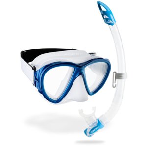Potápačský/šnorchlovací set CRESSI-FIJI + GAMMA COMBO CLEAR/BLUE