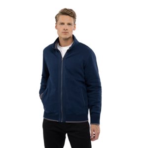 Pánska zateplená mikina so zipsom VOLCANO-B-LED-601-BLUE