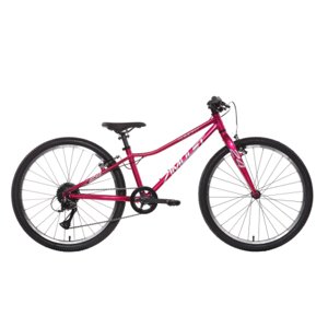 Dievčenský horský bicykel AMULET-24 Tomcat SH, raspberry/silver