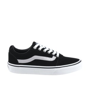 Dámska vychádzková obuv VANS-WM Ward (Suede) SideStripe black