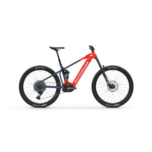 Horský elektrobicykel MONDRAKER-Chaser R, flame red/midnight blue/crystal white