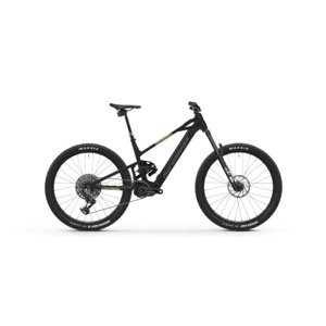 Horský elektrobicykel MONDRAKER-Sly RR, black/nimbus grey/tonic gold