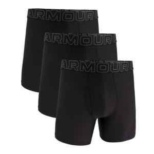 Pánske boxerky UNDER ARMOUR-6 PACK-Perf Tech Mesh 6 inch-Black