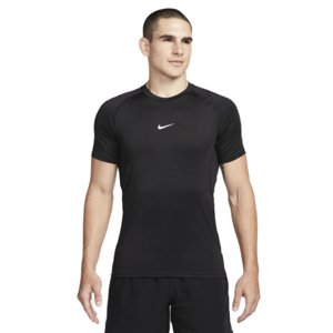 Pánske tréningové tričko s krátkym rukávom NIKE PRO-DF SLIM TOP SS-010 BLACK/WHITE
