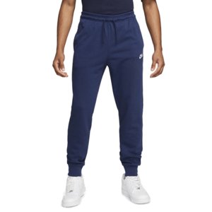 Pánske zateplené tepláky NIKE-M NK CLUB KNIT JOGGER-410 MIDNIGHT NAVY/WHITE