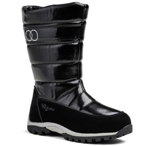 Dievčenské vysoké zimné topánky WOJTYLKO-Bantham black
