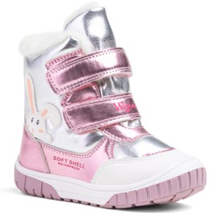 Dievčenské vysoké zimné topánky WOJTYLKO-Reawla silver